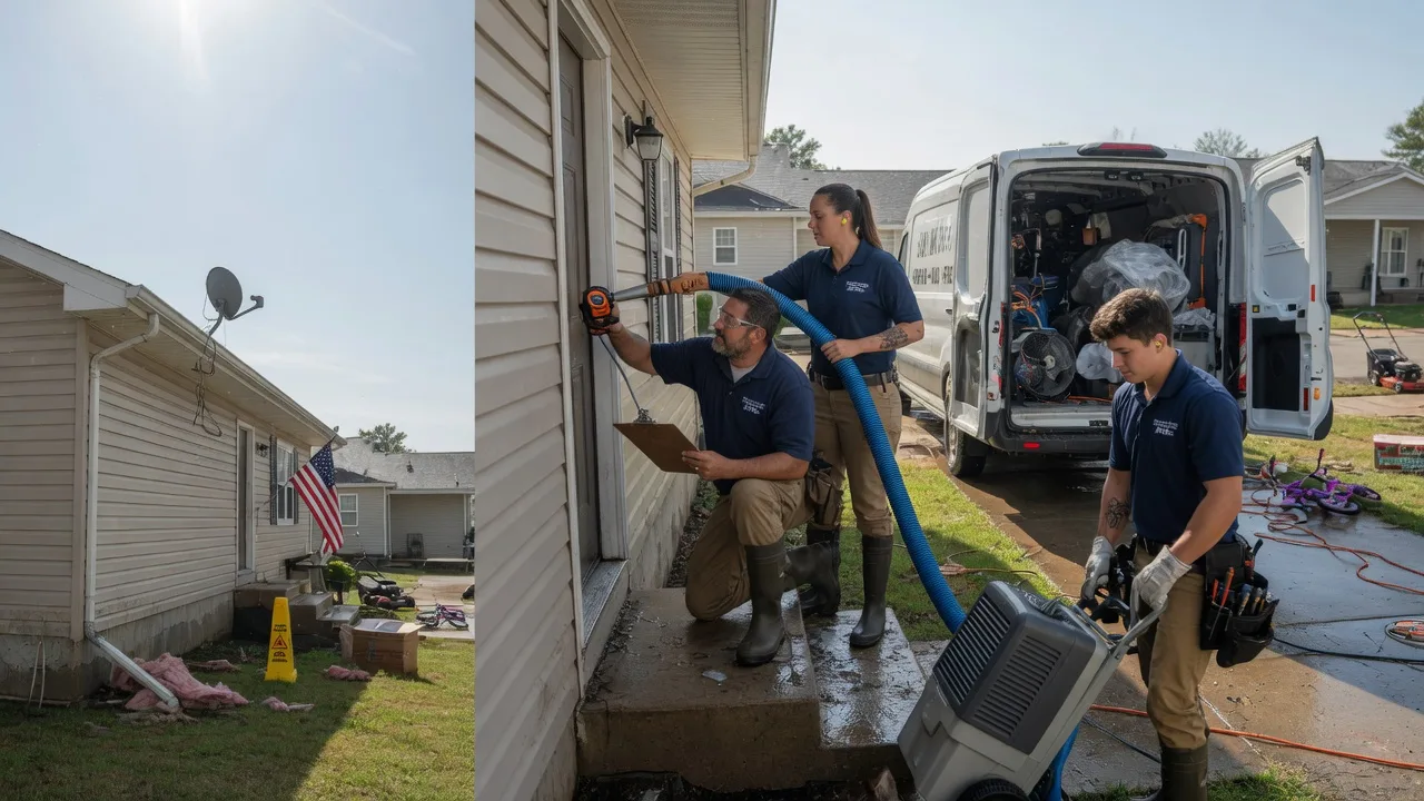 Ceiling Water Damage Restoration in Kipling, OH near me